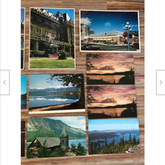 14 Vtg British Columbia Canada Postcards Prince Rupert Nakusp Lake Bennett - Picture 2 of 4